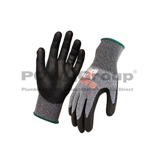 [14GCUTRES8] Glove Arax Touch Polyurethane Dipped Cut 3 Resistant - Size 8 (M)